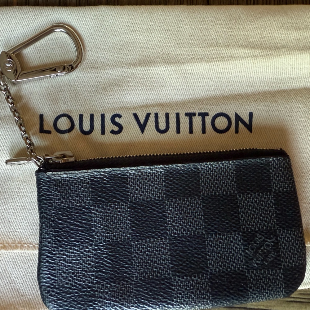 Louis Vuitton Graphite Checkered Key Holder